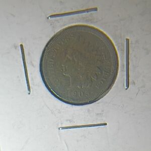 Vintage Coin with Native American Head Design